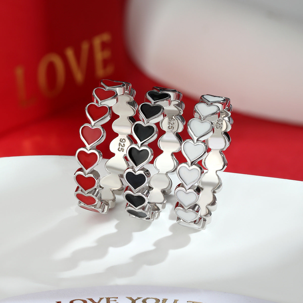 Couple Rings - 925 Silver Matching Valentine Gift Wholesale