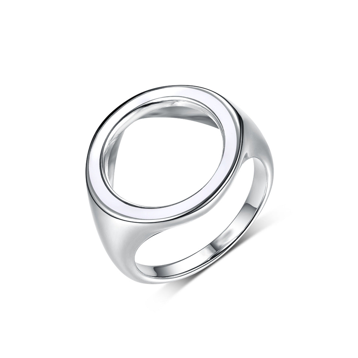 Geometric Drip Pendant Necklace - 925 Silver Minimalist Choker