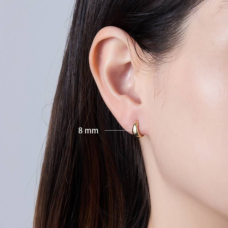 inimalist Hoop Ear Cuffs - 925 Silver Light Luxury Wholesale
