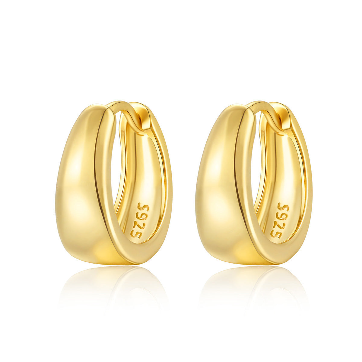 inimalist Hoop Ear Cuffs - 925 Silver Light Luxury Wholesale