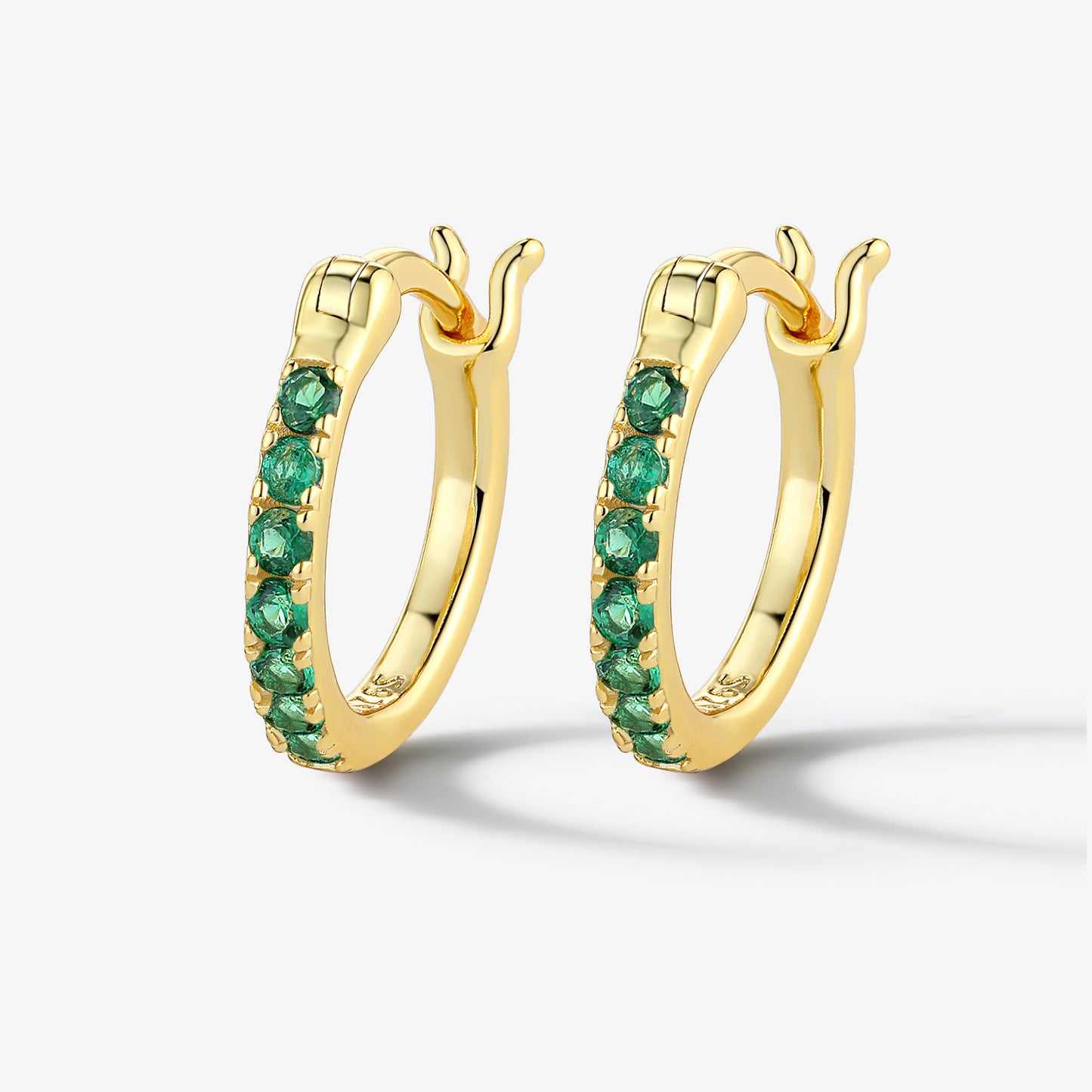 Colored Zircon Ear Cuffs - 925 Sterling Silver Niche Wholesale Jewelry