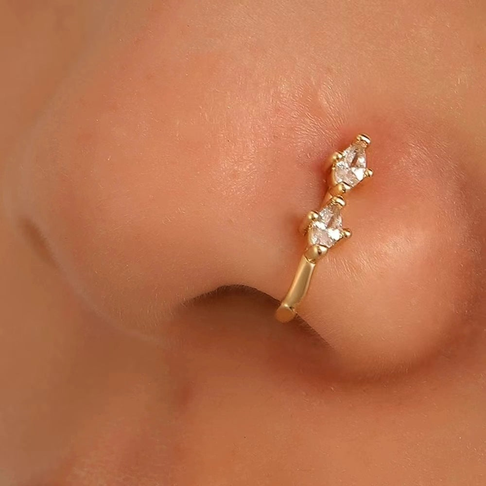 Star Nose Clip - 925 Silver Minimalist Light Luxury Unisex Jewelry