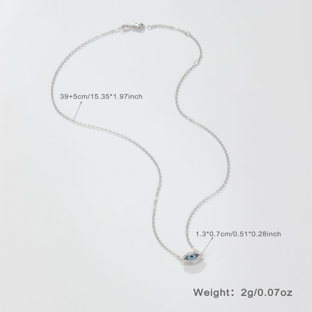 Evil Eye Jewelry Set - S925 Sterling Silver Ring & Necklace Collection