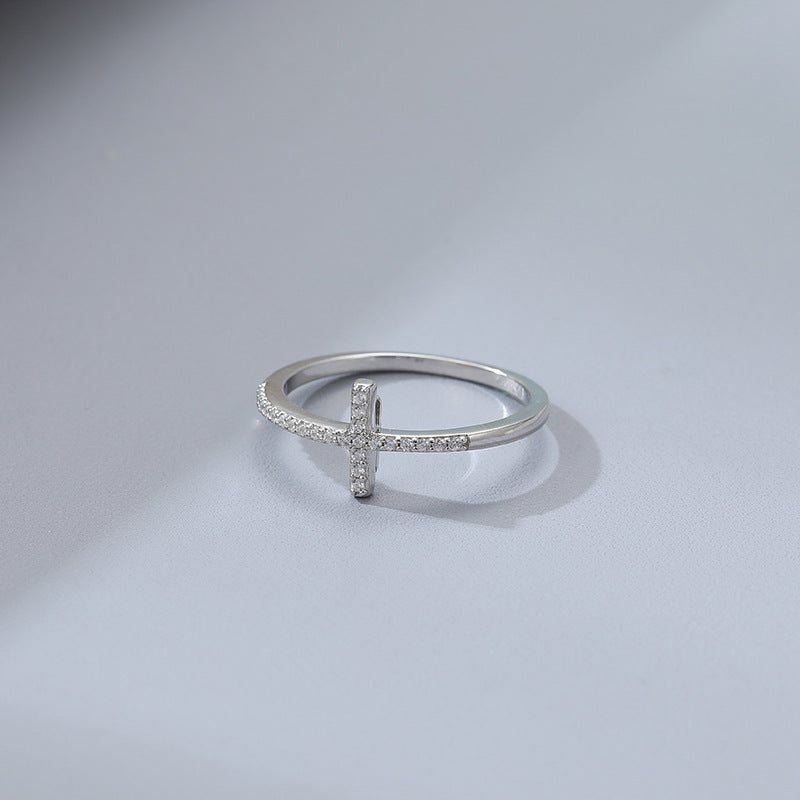 S925 Cross Jewelry Set | Necklace, Earrings & Ring, Ready to Ship