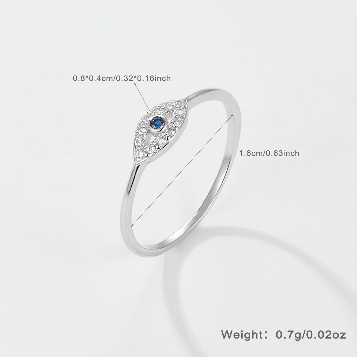 Evil Eye Jewelry Set - S925 Sterling Silver Ring & Necklace Collection