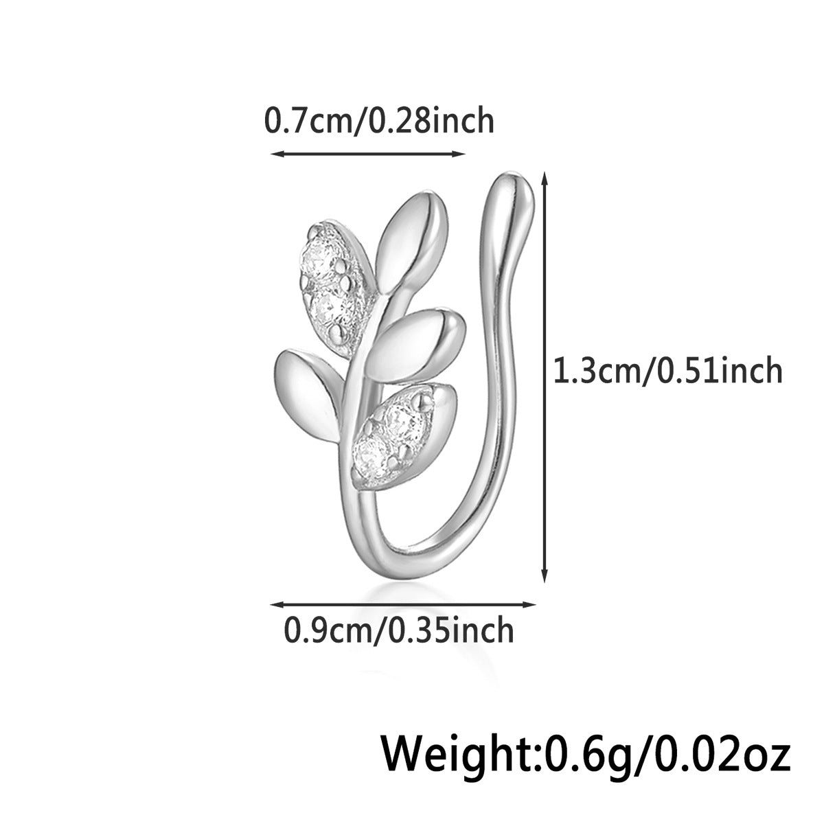 Star Nose Clip - 925 Silver Minimalist Light Luxury Unisex Jewelry