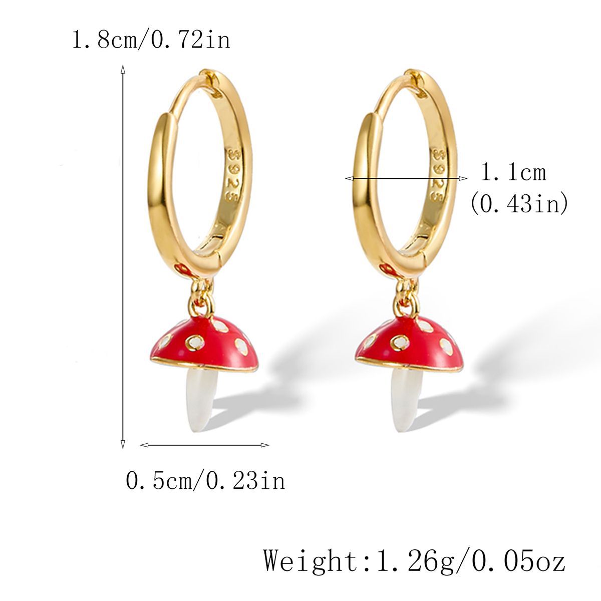 Vegetable Fruit Ear Cuffs - S925 Silver Halloween Pumpkin Batch