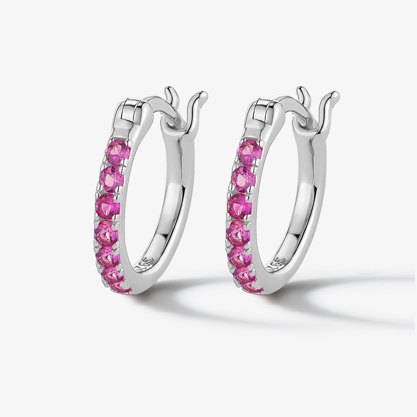 Colored Zircon Ear Cuffs - 925 Sterling Silver Niche Wholesale Jewelry