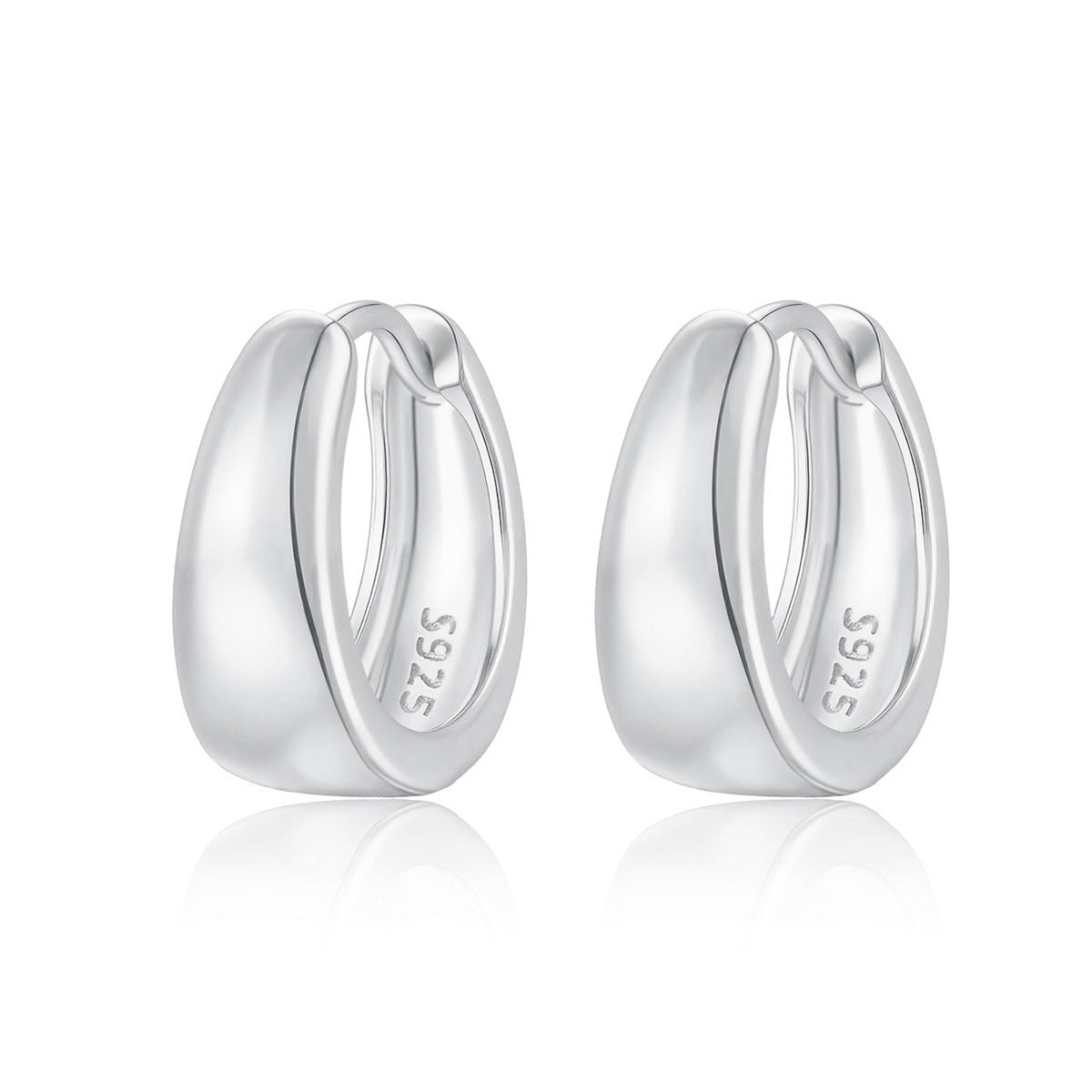 inimalist Hoop Ear Cuffs - 925 Silver Light Luxury Wholesale