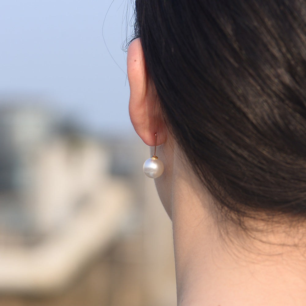 925 Sterling Silver Heart Zirconia & Pearl Stud Earrings, Minimalist Dainty Jewelry