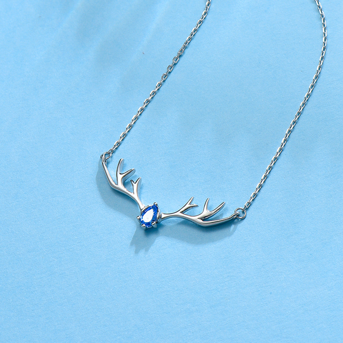 S999 Moose Antler Jewelry Set | Micro-Zircon Necklace & Bracelet