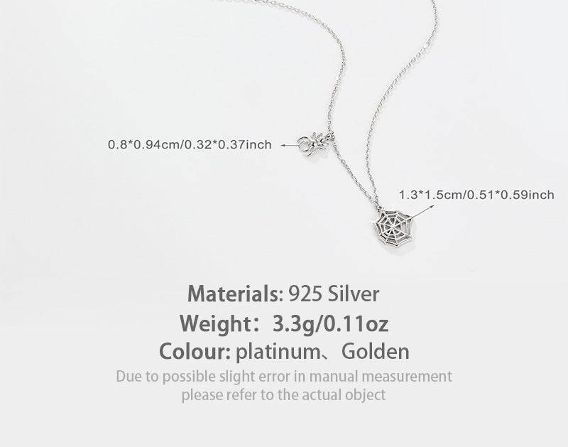 Halloween Spider Earrings in S925 Silver | Designer Drops for Women