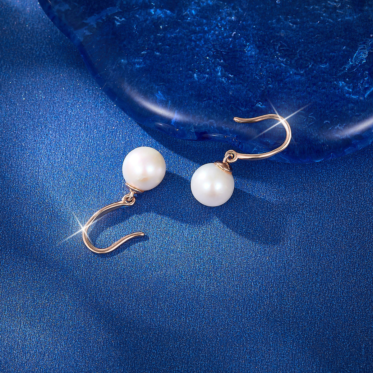 Freshwater Pearl Ear Hooks - S925 Silver Sweet Minimalist Earrings