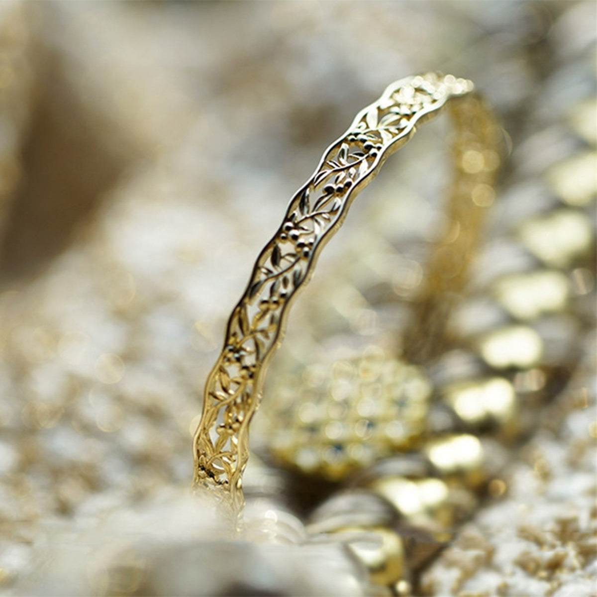 Phoenix Silver Bangle - 925 Silver Open Adjustable Vintage