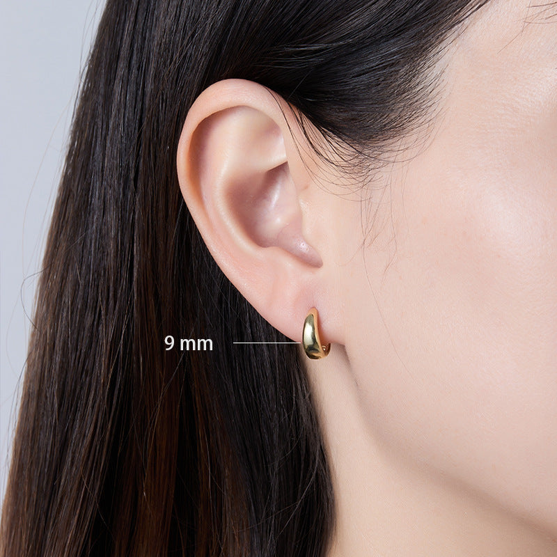 inimalist Hoop Ear Cuffs - 925 Silver Light Luxury Wholesale