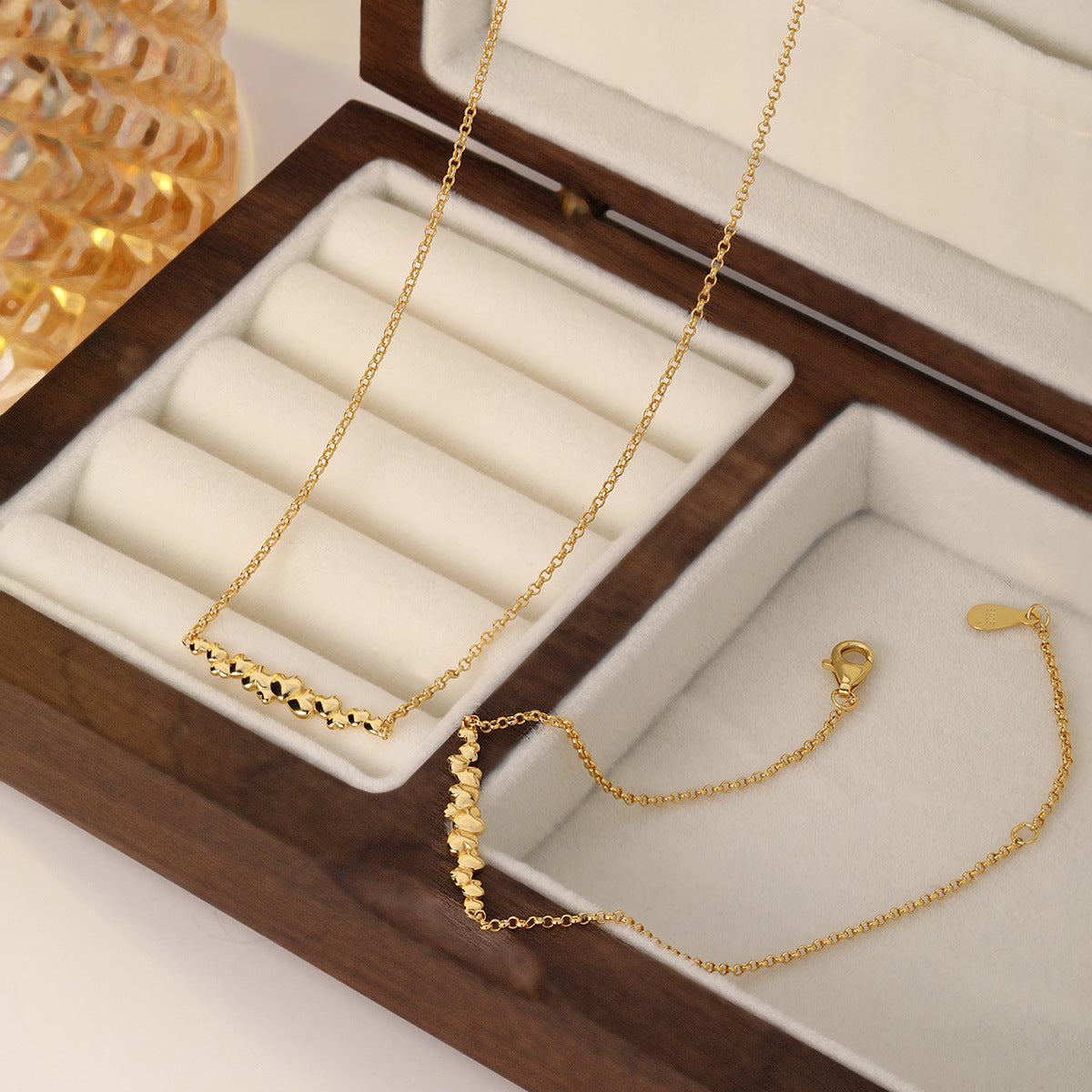 Heart Shape Jewelry Set - S925 Silver Sweet Trending Gift