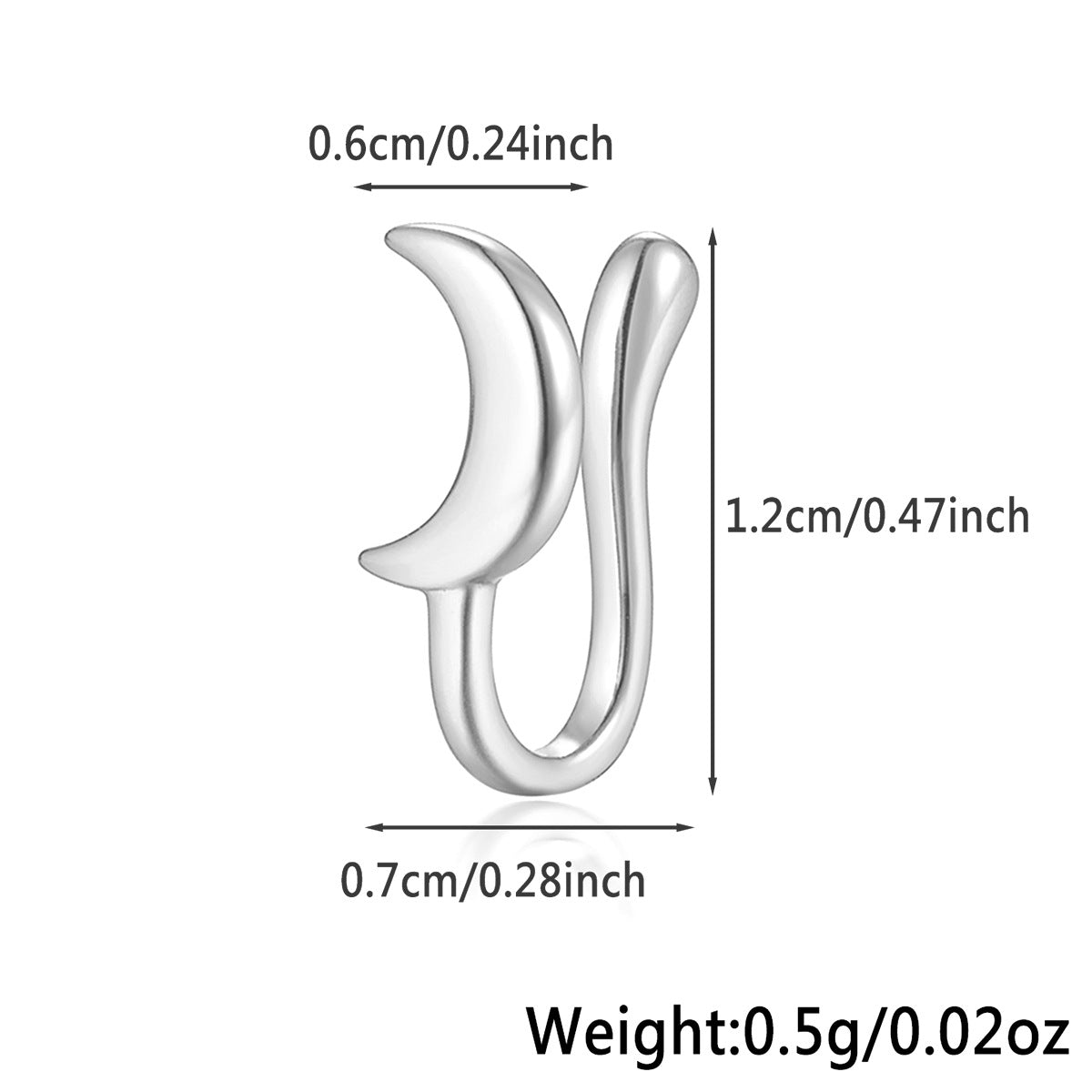 Star Nose Clip - 925 Silver Minimalist Light Luxury Unisex Jewelry