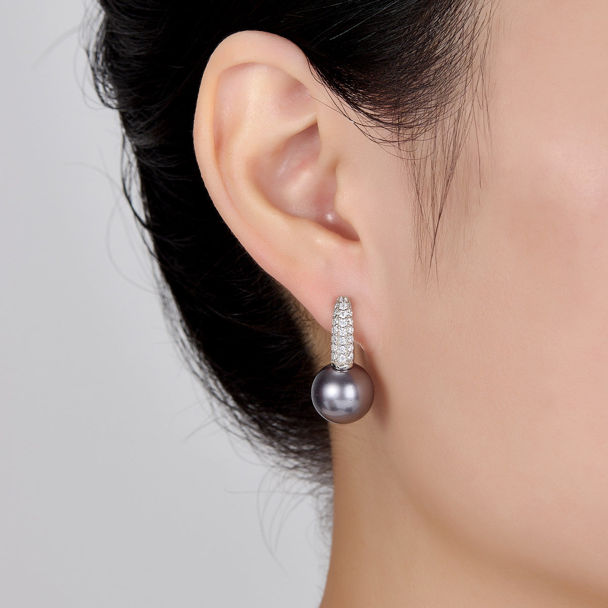 Cross-Border Pearl Jewelry Set | 925 Silver Vintage Earrings, Ring, Necklace