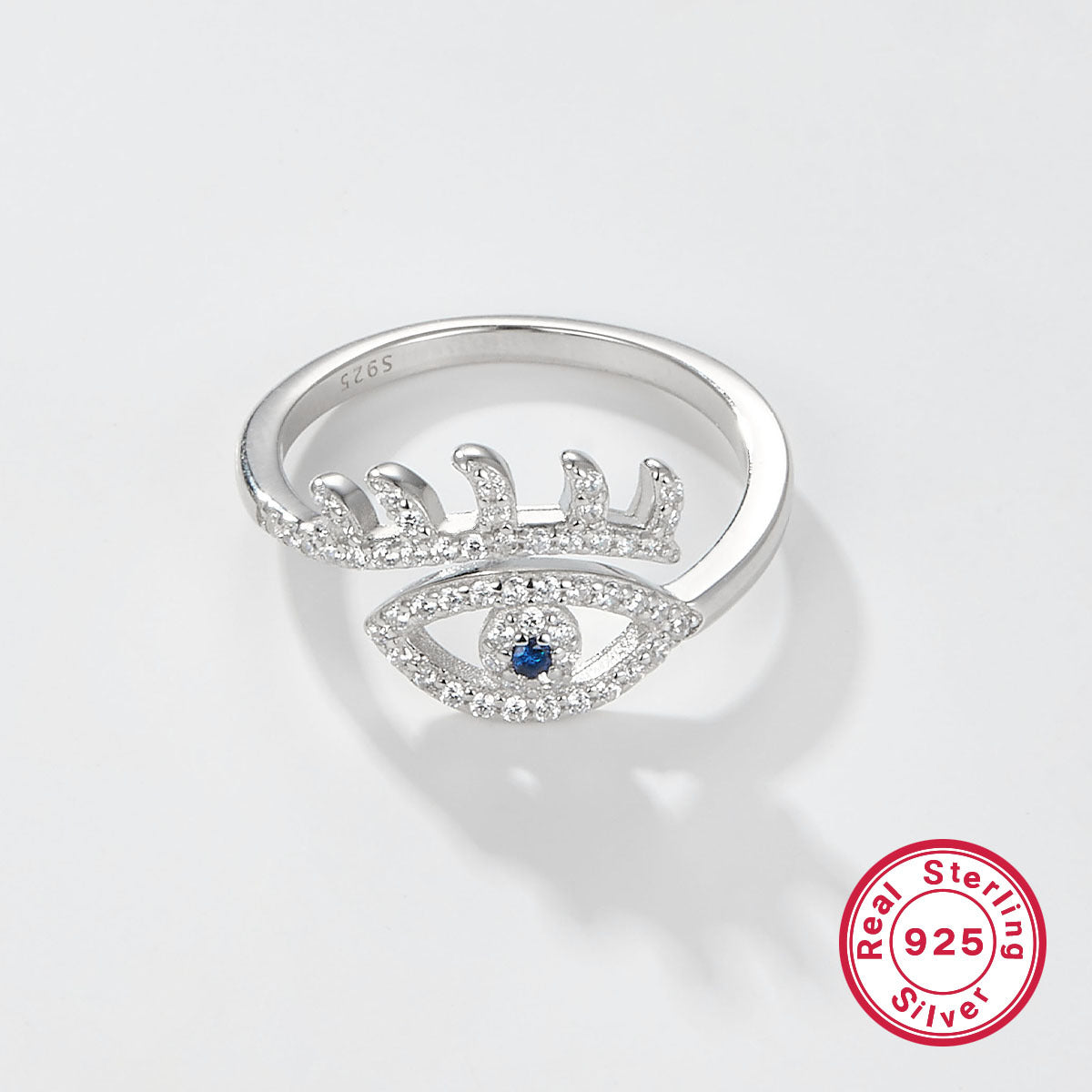 Evil Eye Jewelry Set - S925 Sterling Silver Ring & Necklace Collection