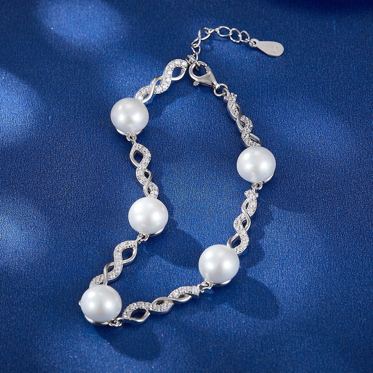 Pearl Zircon Bracelet - S925 Silver Mother's Day Luxury Gift