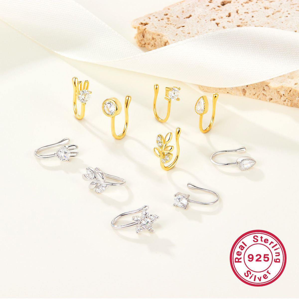 Star Nose Clip - 925 Silver Minimalist Light Luxury Unisex Jewelry