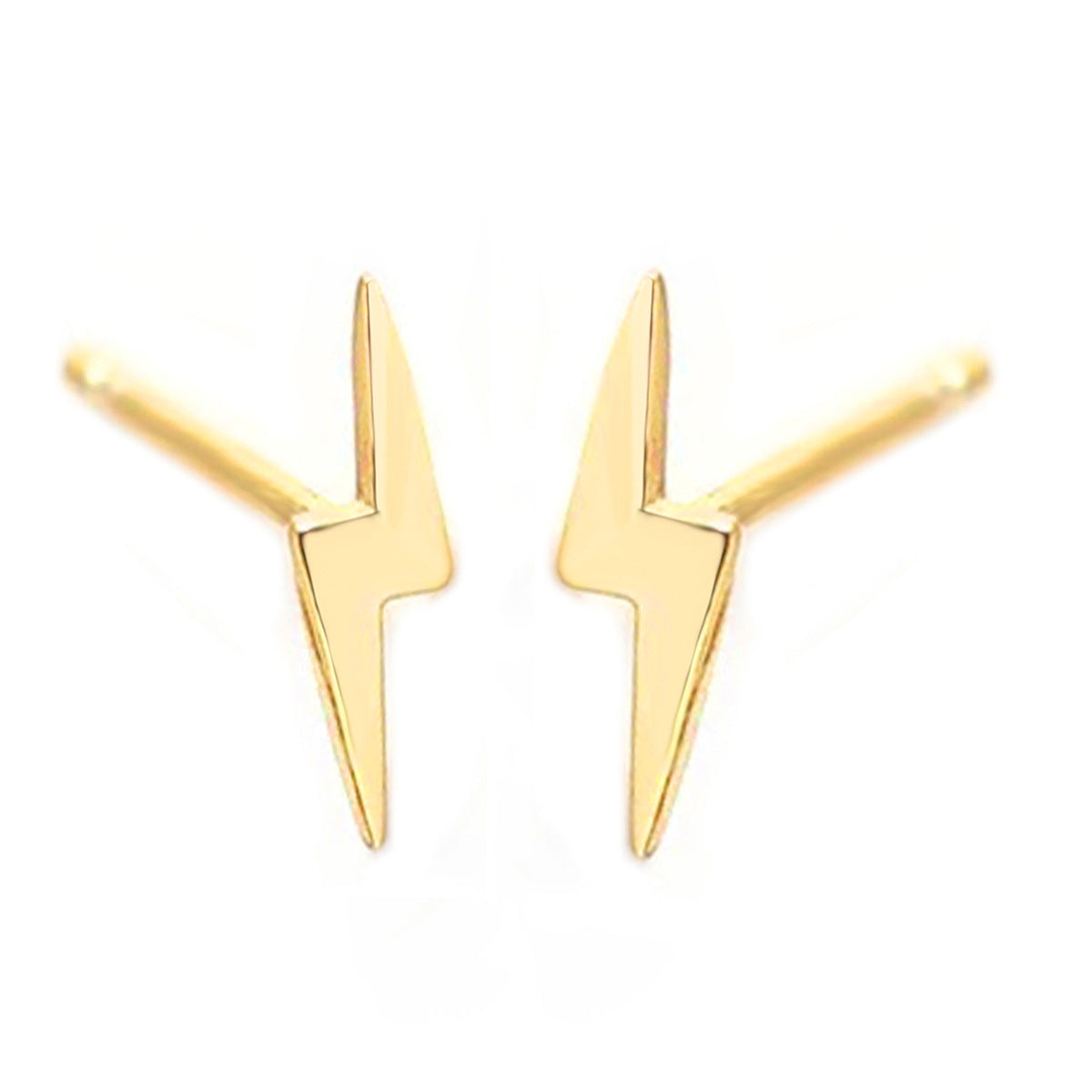 Lightning Stud Earrings - 925 Silver Mini Stackable Wholesale