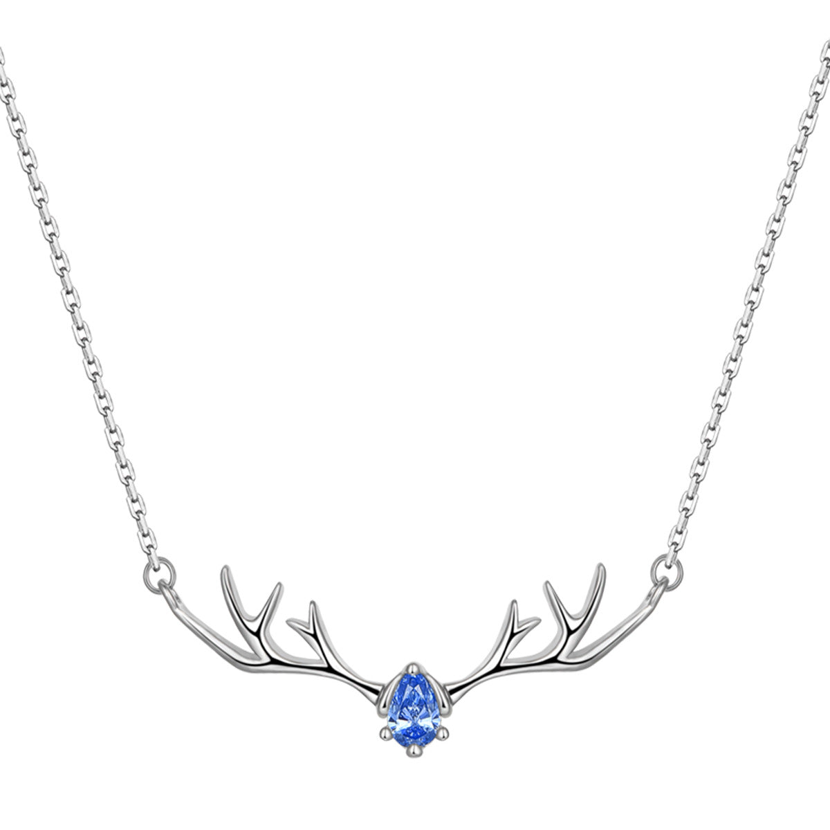 S999 Moose Antler Jewelry Set | Micro-Zircon Necklace & Bracelet