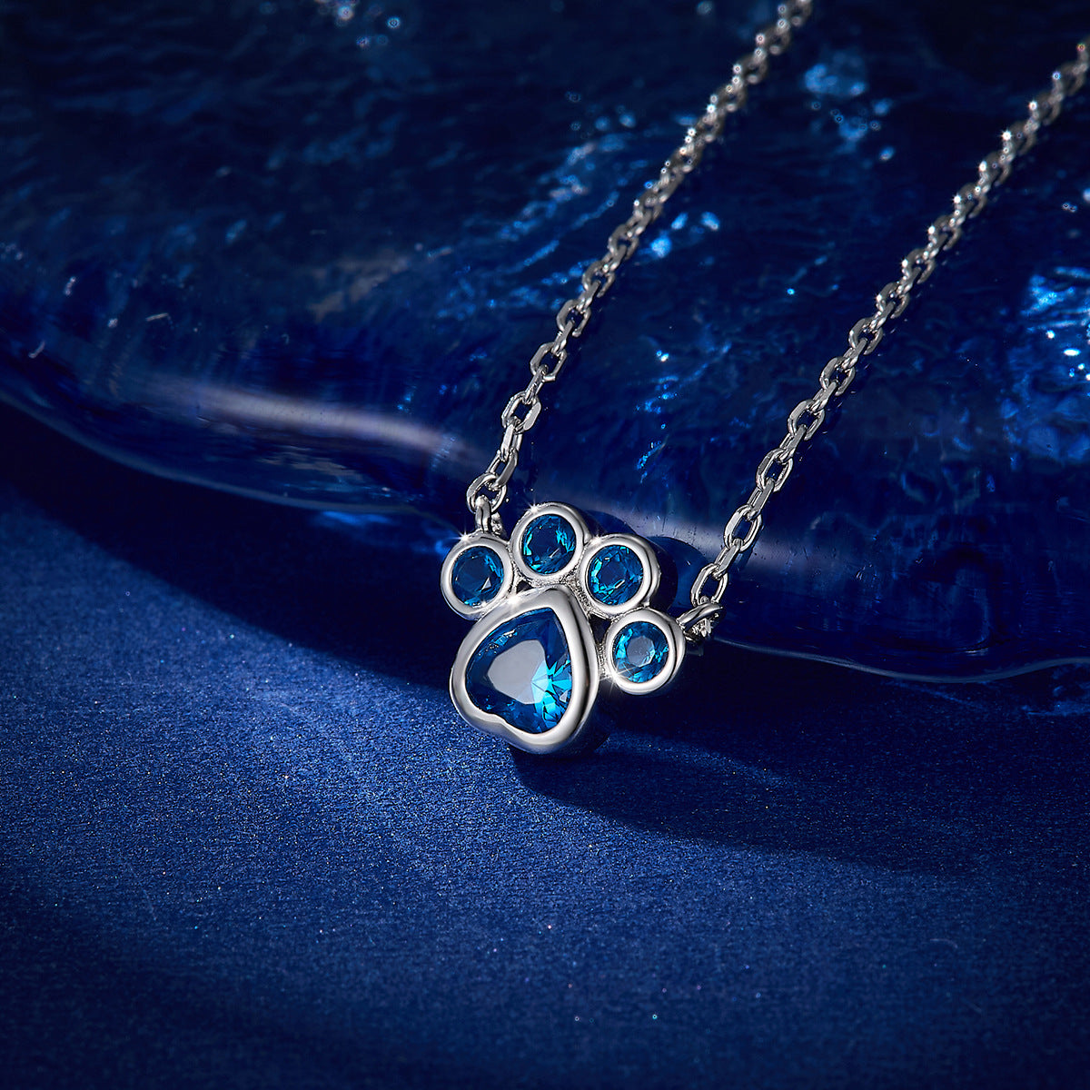 Cat Claw Jewelry Set - S925 Silver Purple Zircon Sweet Cute Gift