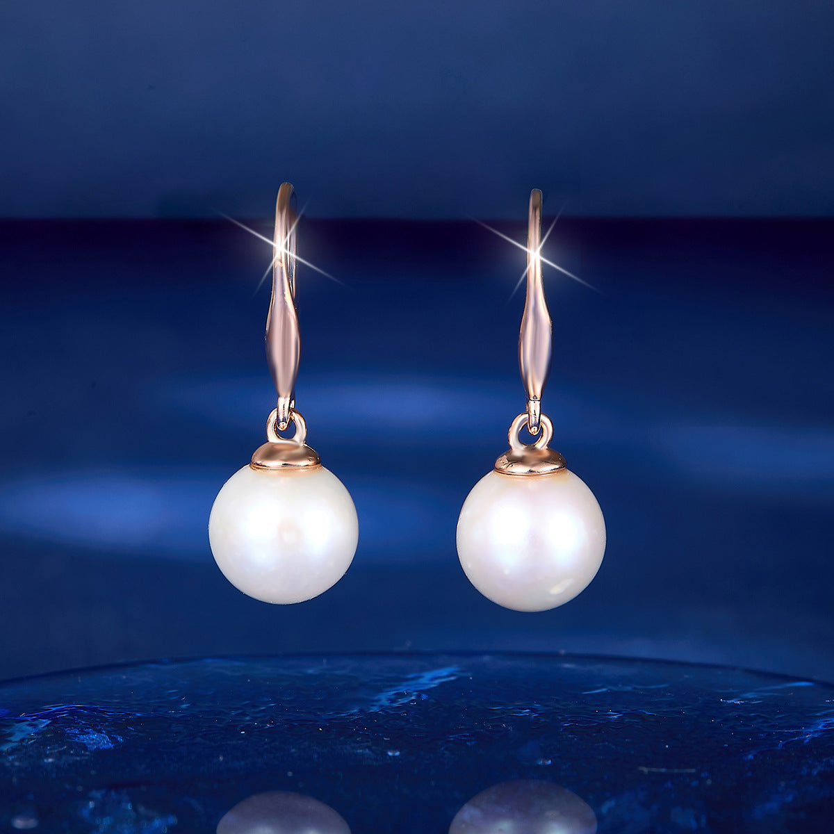 Freshwater Pearl Ear Hooks - S925 Silver Sweet Minimalist Earrings