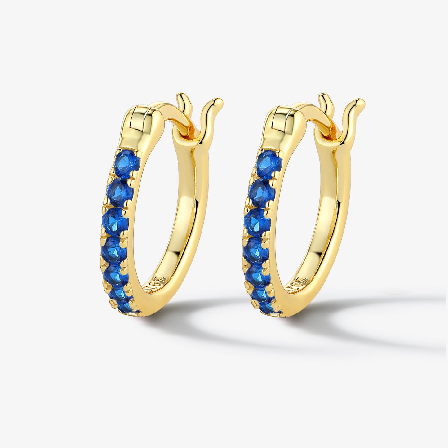 Colored Zircon Ear Cuffs - 925 Sterling Silver Niche Wholesale Jewelry