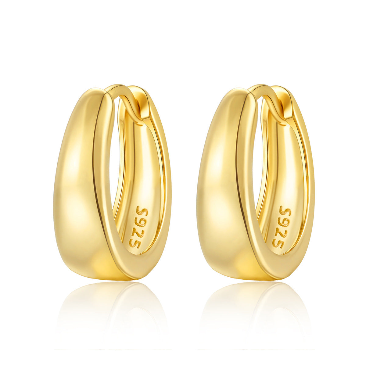 inimalist Hoop Ear Cuffs - 925 Silver Light Luxury Wholesale