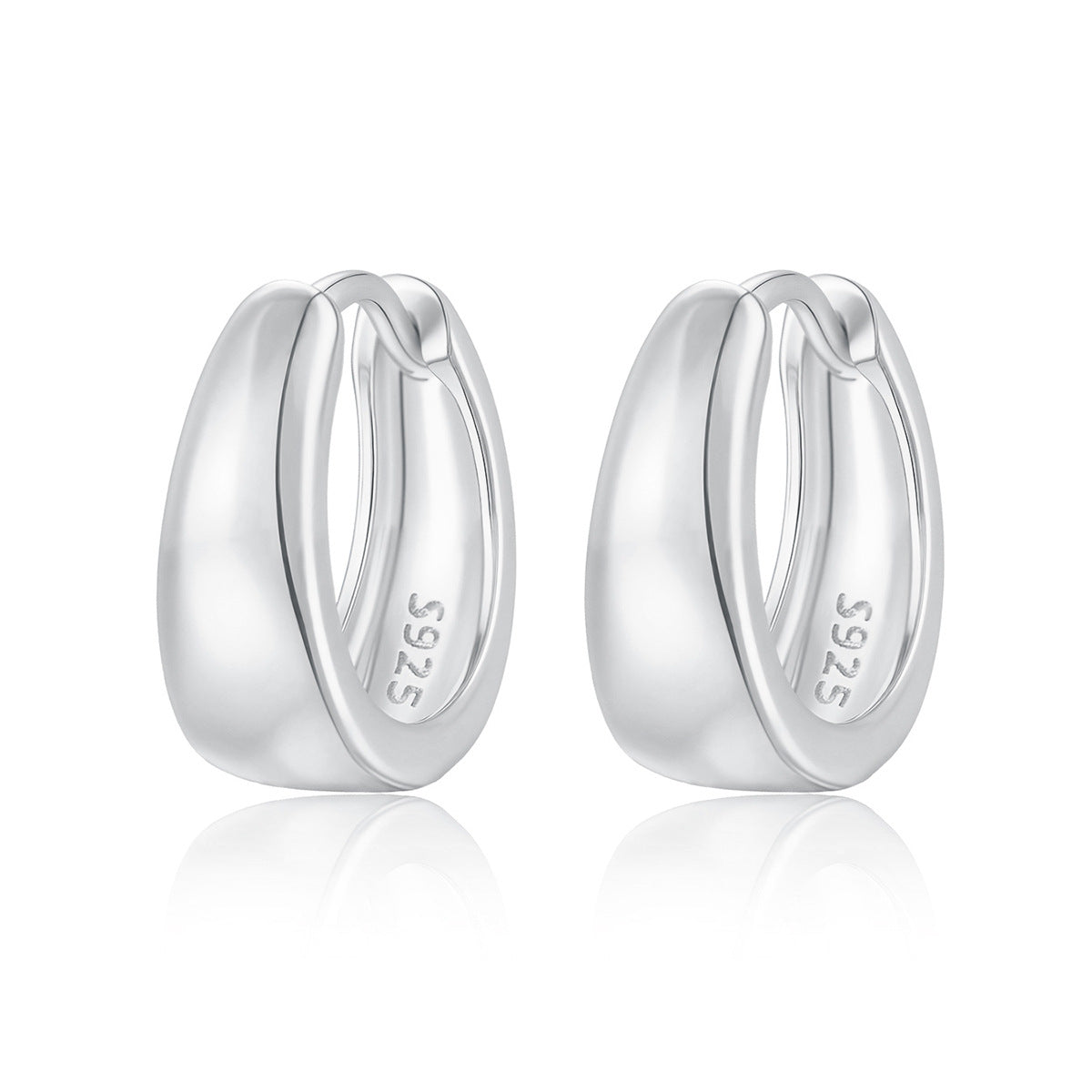 inimalist Hoop Ear Cuffs - 925 Silver Light Luxury Wholesale