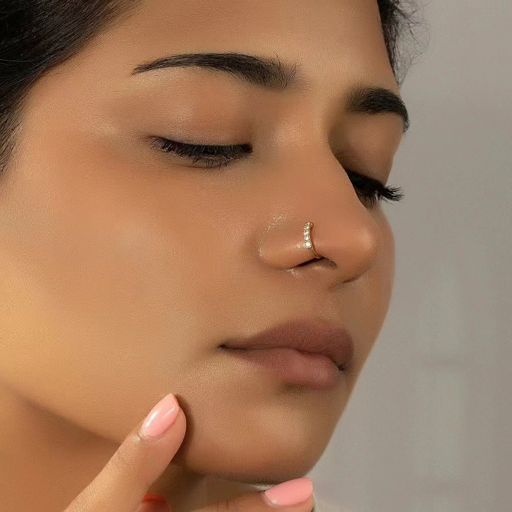 Star Nose Clip - 925 Silver Minimalist Light Luxury Unisex Jewelry