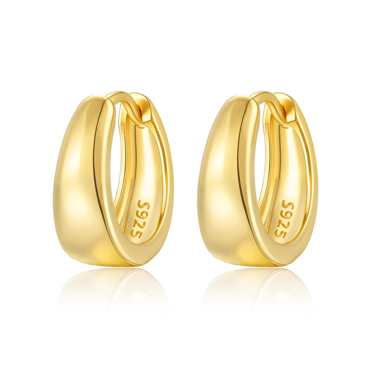 inimalist Hoop Ear Cuffs - 925 Silver Light Luxury Wholesale