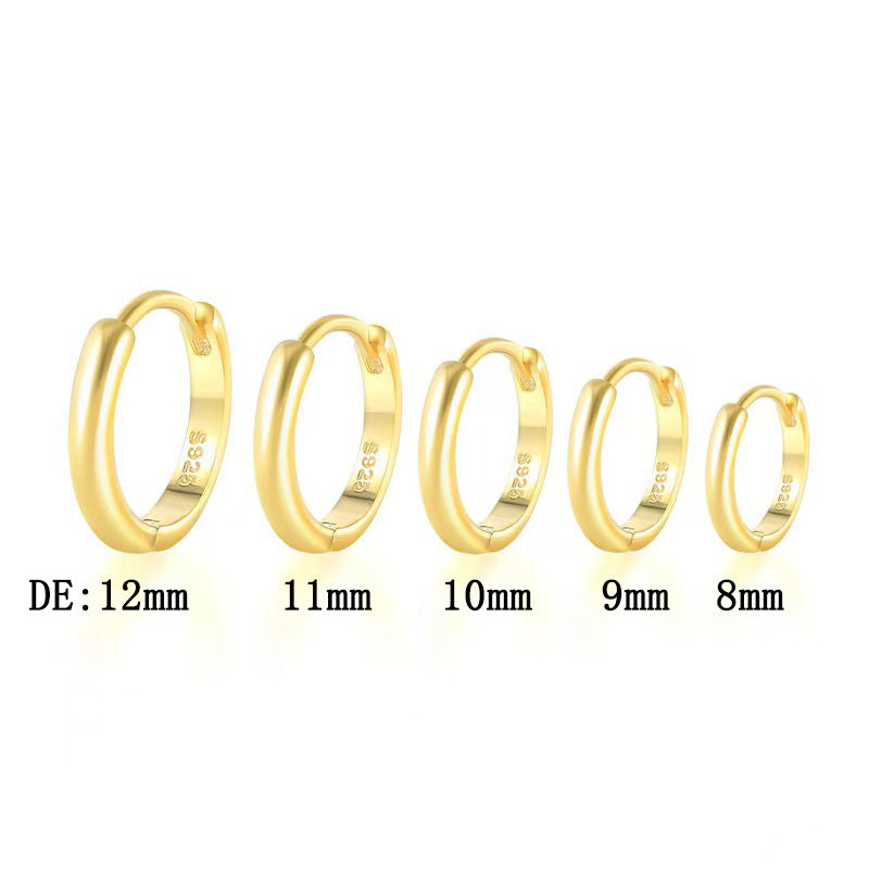 Geometric Hoop Ear Cuffs - S925 Silver Minimalist Premium Jewelry