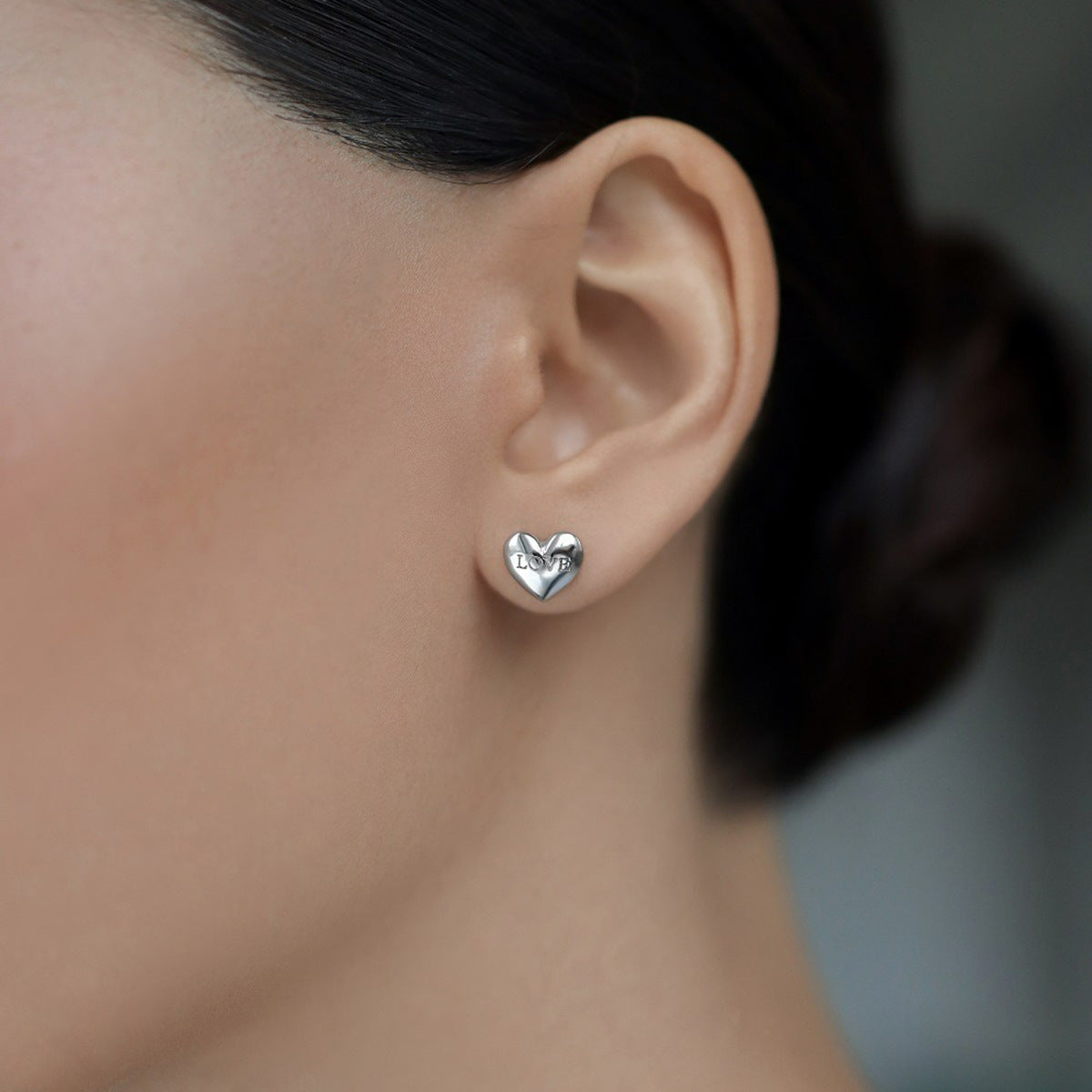 Double Sided Heart Ring - 925 Silver Flip Love Minimalist Jewelry