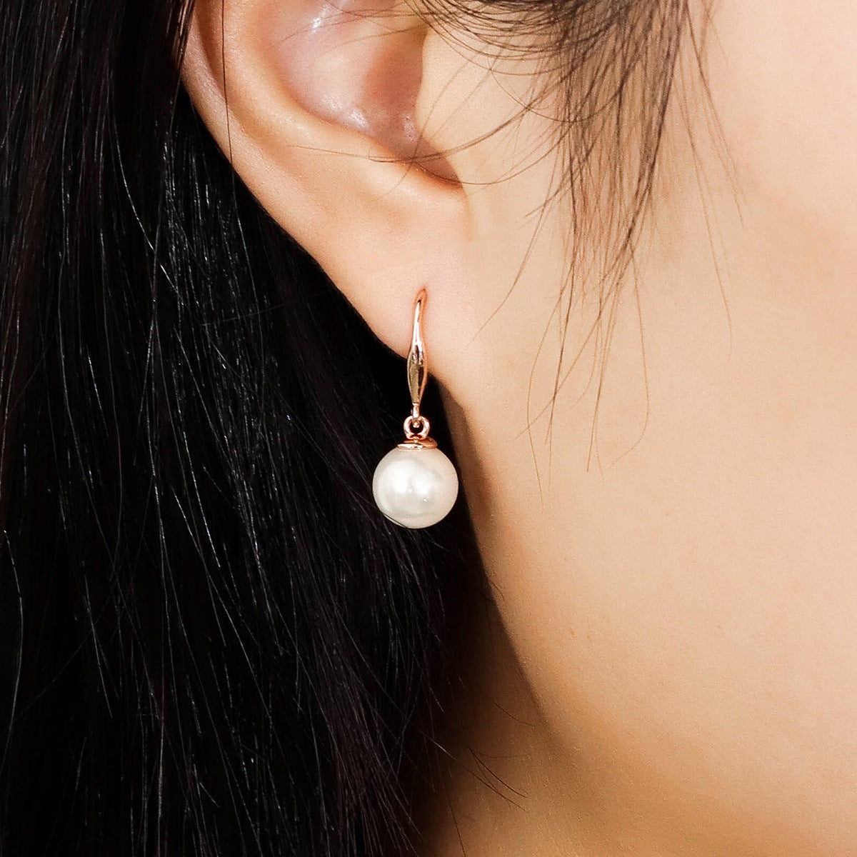 Freshwater Pearl Ear Hooks - S925 Silver Sweet Minimalist Earrings