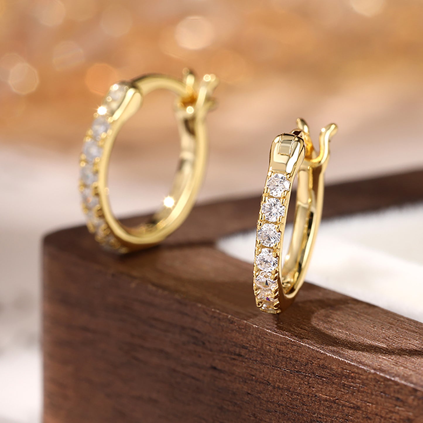 Colored Zircon Ear Cuffs - 925 Sterling Silver Niche Wholesale Jewelry