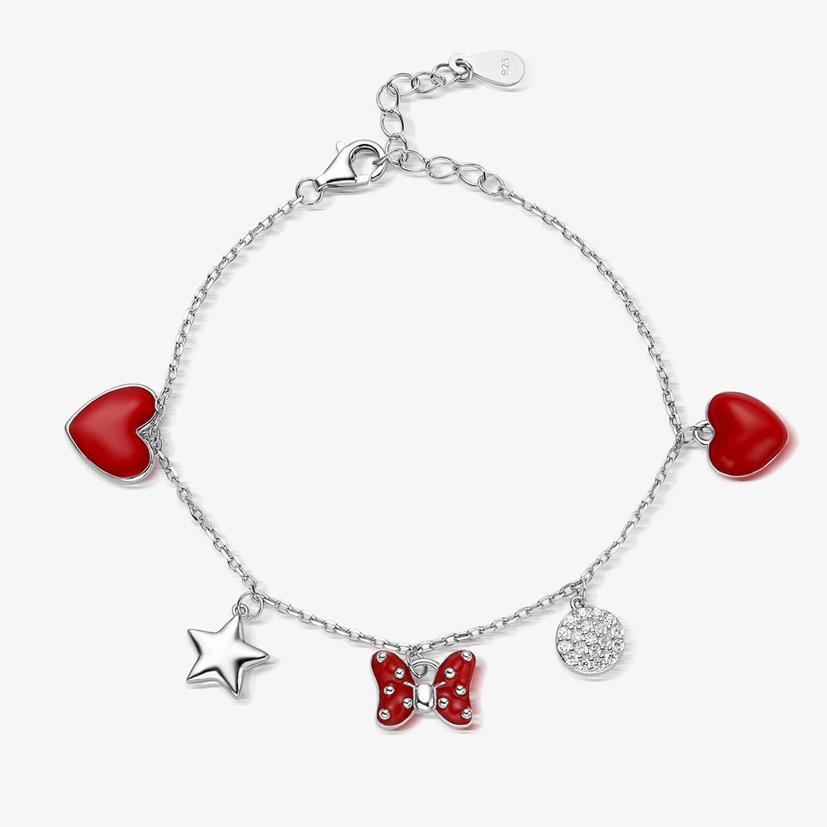 Heart Bow Jewelry Set - 925 Silver Sweet Minimalist Trending