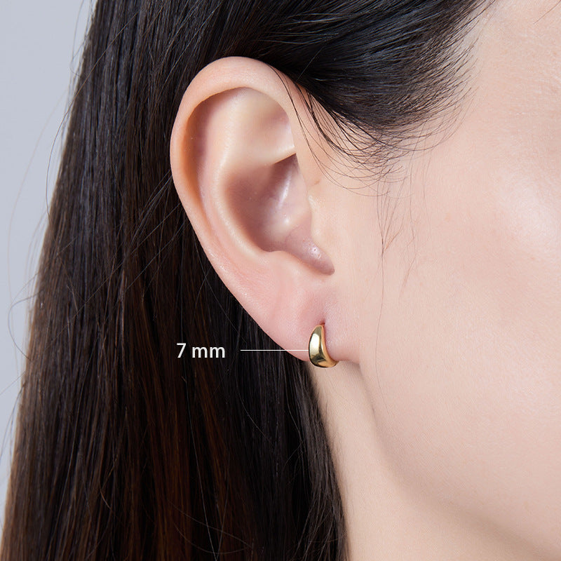 inimalist Hoop Ear Cuffs - 925 Silver Light Luxury Wholesale