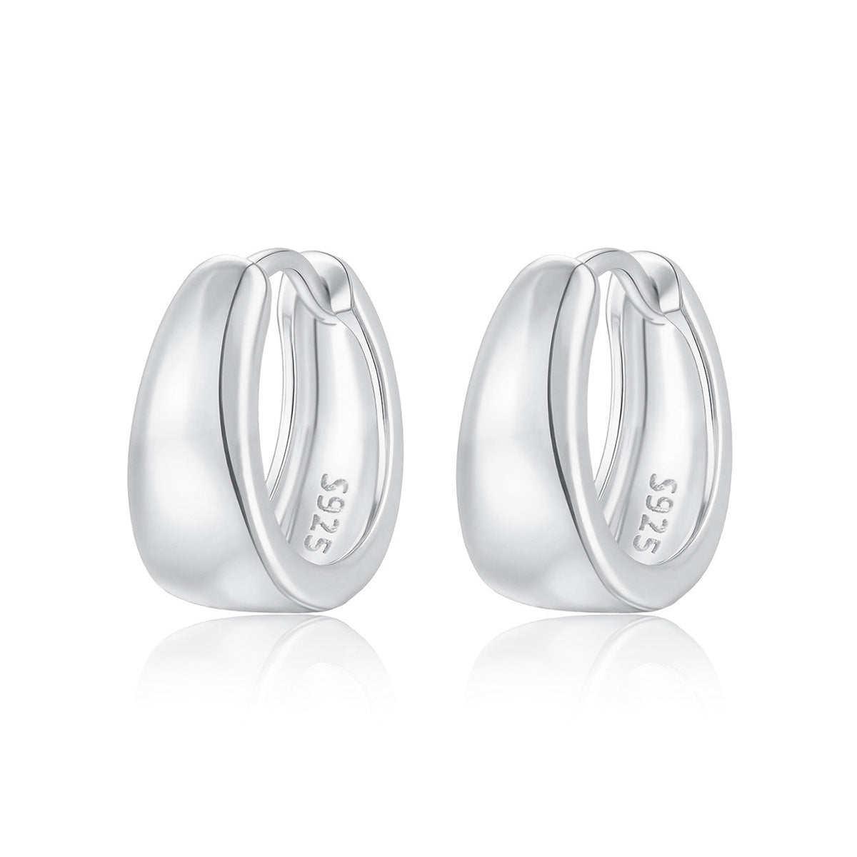 inimalist Hoop Ear Cuffs - 925 Silver Light Luxury Wholesale