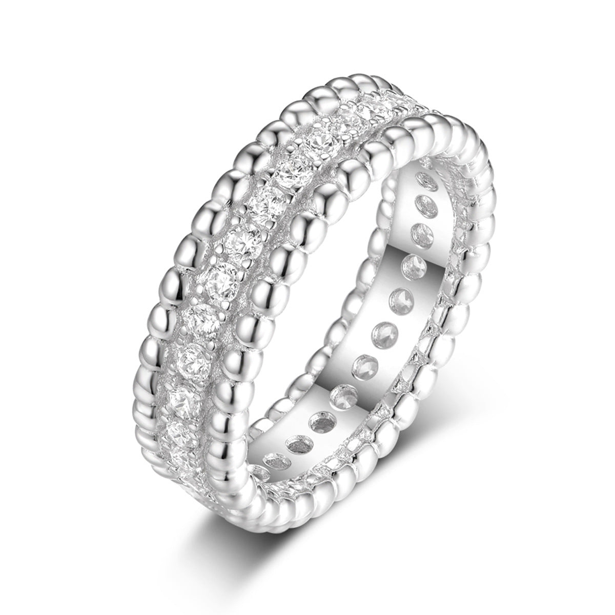 Geometric Puzzle Jewelry Set - S925 Silver Matching Earrings Ring Wholesale