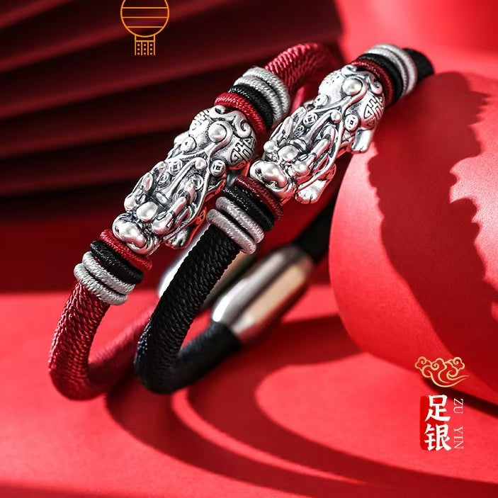 925 Sterling Silver Pi Yao Guardian Bracelet