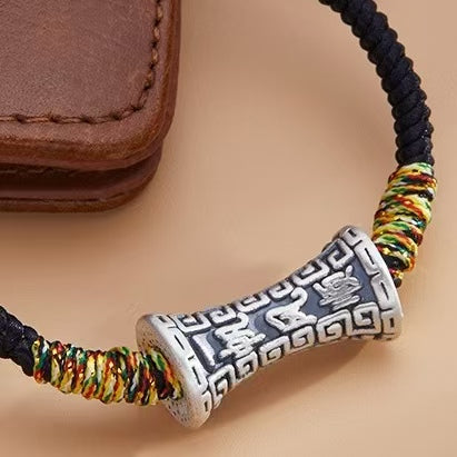 999 Silver Smooth Sailing Hand-woven Bracelet